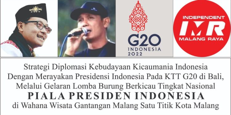 Merayakan Presidensi Indonesia G20, IMR Akan Gelar Piala Presiden