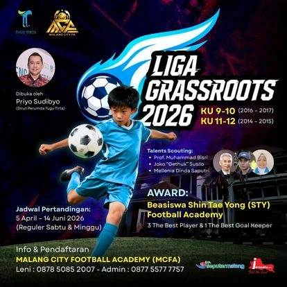 SSB Malang Batu Wajib Merapat! Liga Grassroots 2026 Berhadiah Beasiswa STY Football Academy