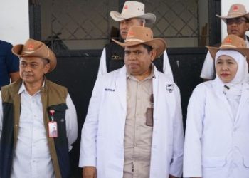 Asep Kusdinar Mendampingi Gubernur Jawa Timur dalam Kunjungan Kerja ke BBIB Singosari, Kabupaten Malang, Minggu (28/6/2026)